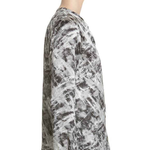 Lafayette 148 New York Eli Print Italian Silk Neck Blouse Long Sleeve,Size S,NEW - Picture 3 of 11
